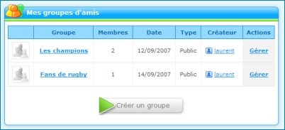 Mes groupes d'amis sur Rubiquiz
