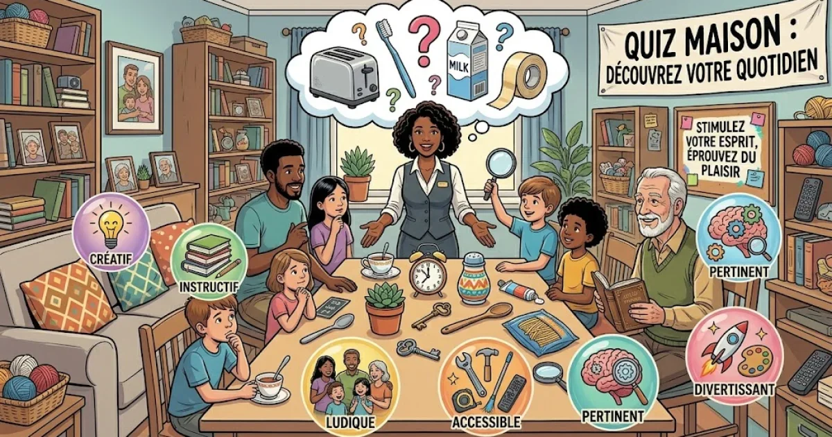 Faire un quiz avec des objets du quotidien