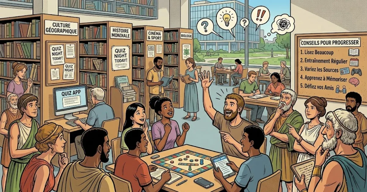 S'entrainer pour s'améliorer aux jeux de quiz